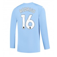 Pánský Fotbalový dres Manchester City Rodri Hernandez #16 2023-24 Domácí Dlouhý Rukáv